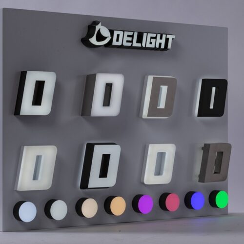 オーダーメイドLEDネオンサインの頼み方 DELIGHT仕様サンプルボード